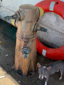 Jones Vintage Cast Iron Fire Hydrant