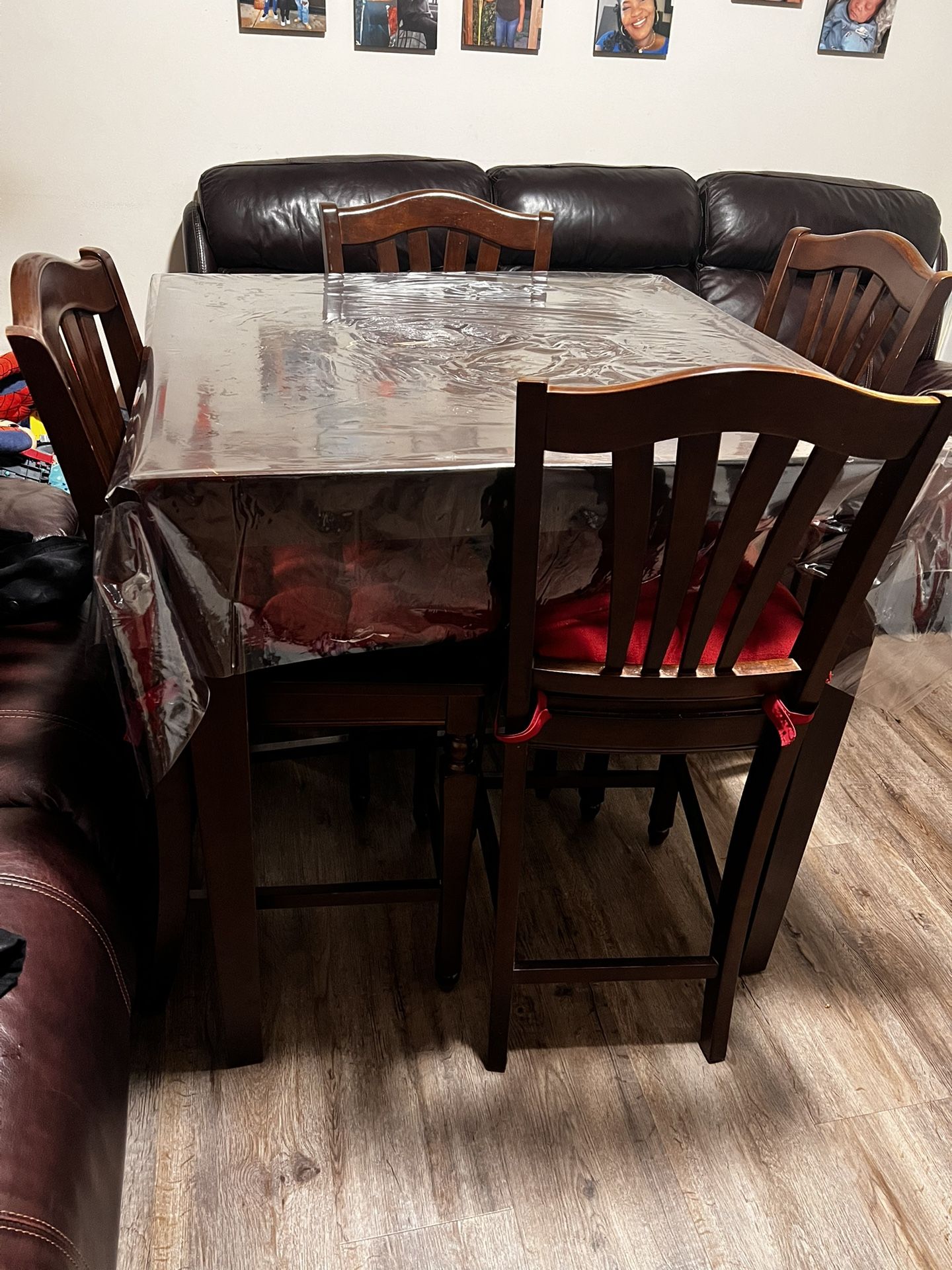 Bar Height Table And 4 Chairs