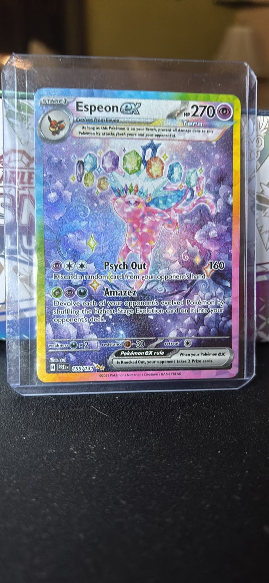 Espeon Ex Prismatic Evolutions SIR