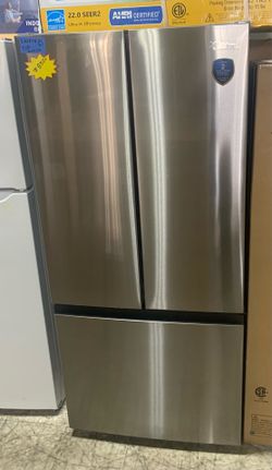 Refrigerator Stainless Steel 3 Door - Take it for Zero Down Ask for Details!