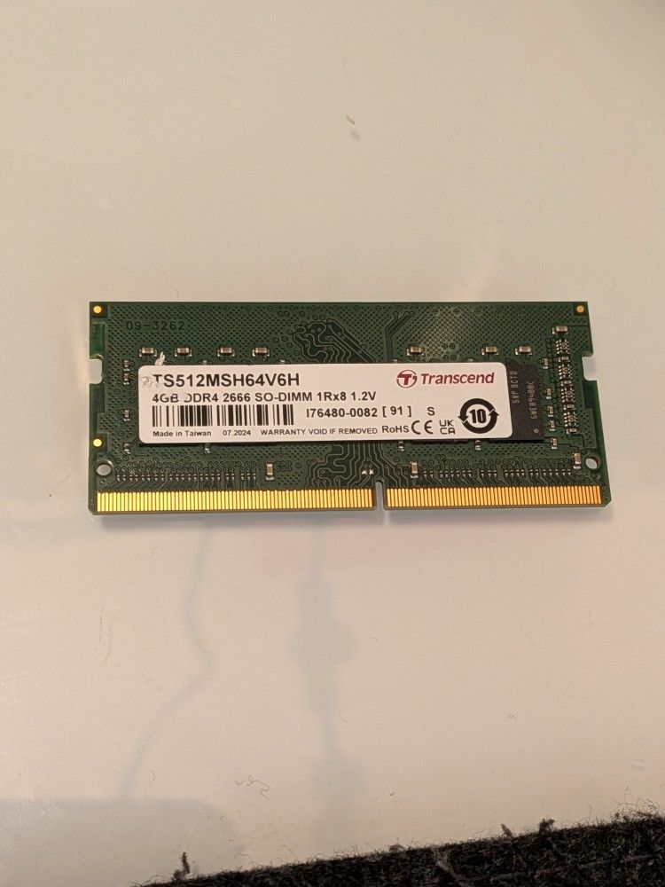 TTranscend TS512MSH64V6H 4GB DDR4 2666 SO-DIMM