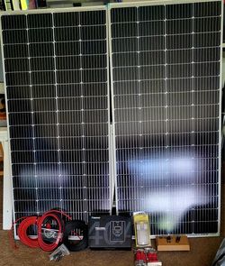 Renogy 200W Solar panel Set Up.