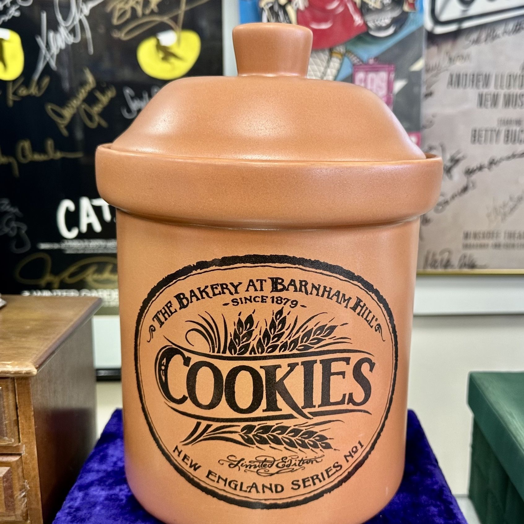 The Bakery At Barnham Hills Cookies Jar, Earthenware Brown Hermetic ...