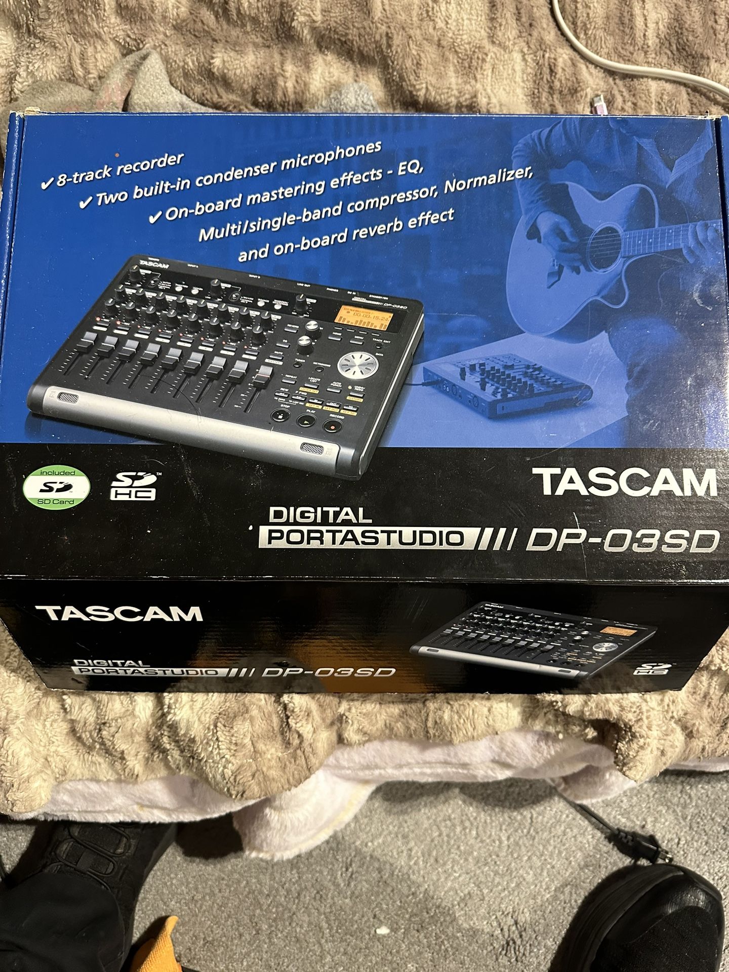 Tascam DP-03SD Digital Portastudio 8 Track Recorder