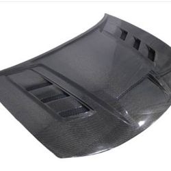 Double Sided Carbon Fiber Hood Terminator Style for Dodge Charger 4DR 2015-2023