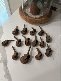 Assorted Vintage Caster Wheels