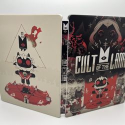 Cult of The Lamb Custom made Steelbook Case only for PS4/PS5/Xbox (No Game) New