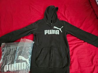 Puma Full-Zip Black Hoodie