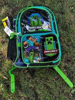 Minecraft backpack new 5pc