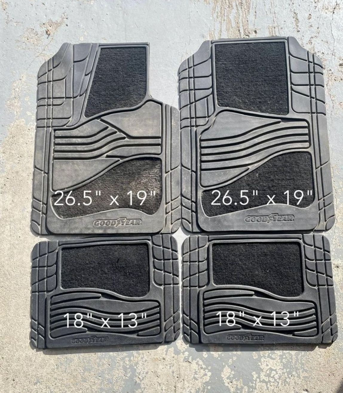 Goodyear Rubber Car Mats