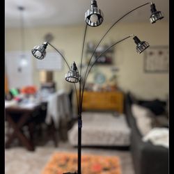 Jacobus Park Black Floor Lamp 