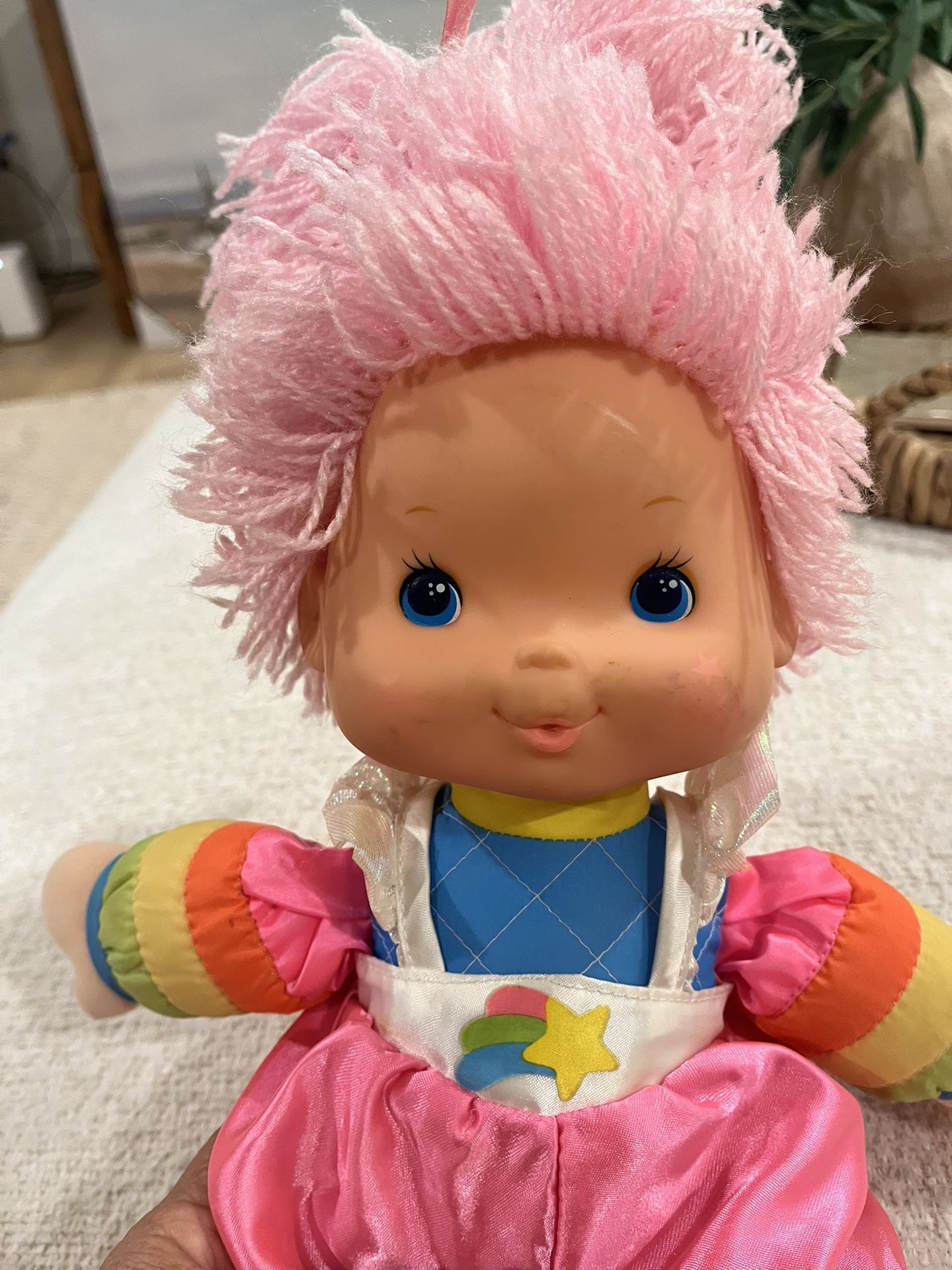 +9 The doll is a vintage 1983 Rainbow Brite "Tickled Pink" Baby Brite doll