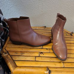 Coach Brown Ankle Boots Women's Size 8