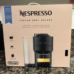 Nespresso Vertuo Pop+ Deluxe Coffee and Espresso Machine by De'Longhi, 120 Volts, Black Matte