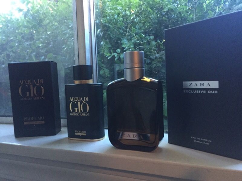 Acqua Di Gio Special Blend & Zara Exclusive Oud
