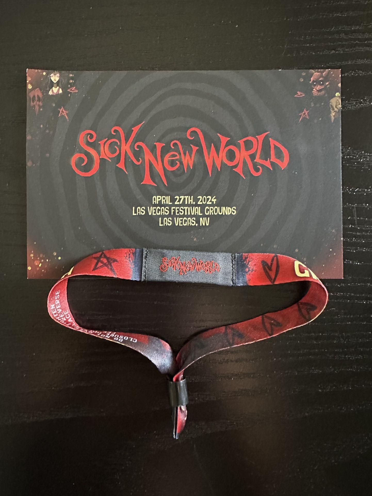 Sick New World GA Ticket