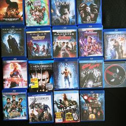 72 Blu Rays: Like new-excellent condition