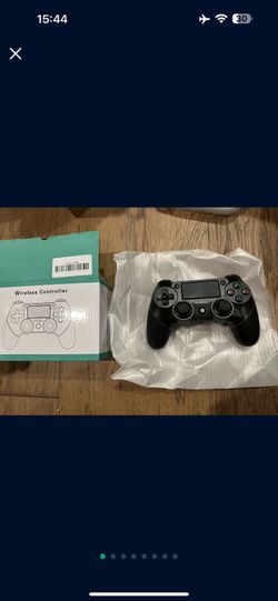 Ubsvaky Wireless Controller for PS4, Wired P-4 Pro Controller with Paddles, Black P-4 Controller Accessories, P-4 Accessories Perfect Adaptive Full Ve