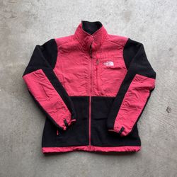 Vintage The North Face Women Denali Pink Zip Up Fleece Jacket