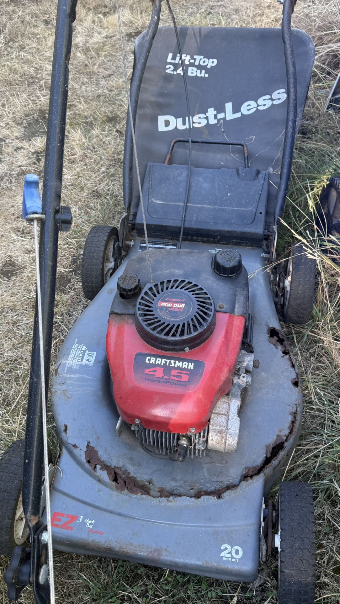 Lawnmower ( Parts Mower ) Body Roached Out 