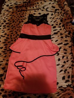 Lace top dress