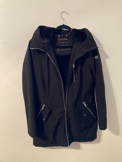 Calvin Klein Black Hooded Zip-Up Jacket