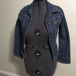 Bitten Y2K Denim Jacket by Sarah Jessica Parker Women’s Sz Small