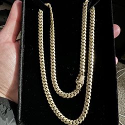 Miami Cuban Solid 14k Gold 