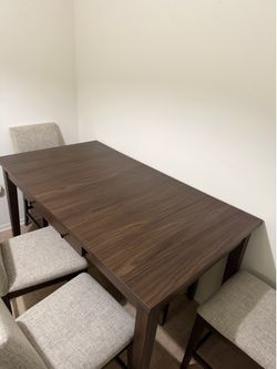 Homeworks 6 Piece Upholstered Dining Set
