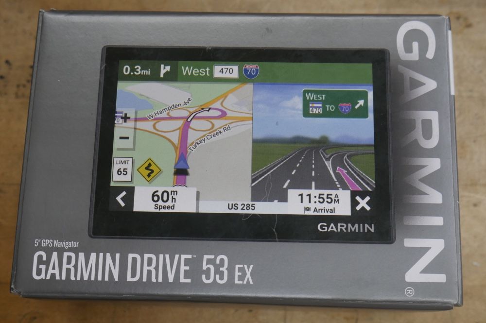 Garmin Drive 53EX GPS 5" Car Navigation System Touchscreen 010-02858-02. NEW