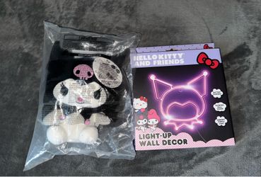 Kuromi plush and light