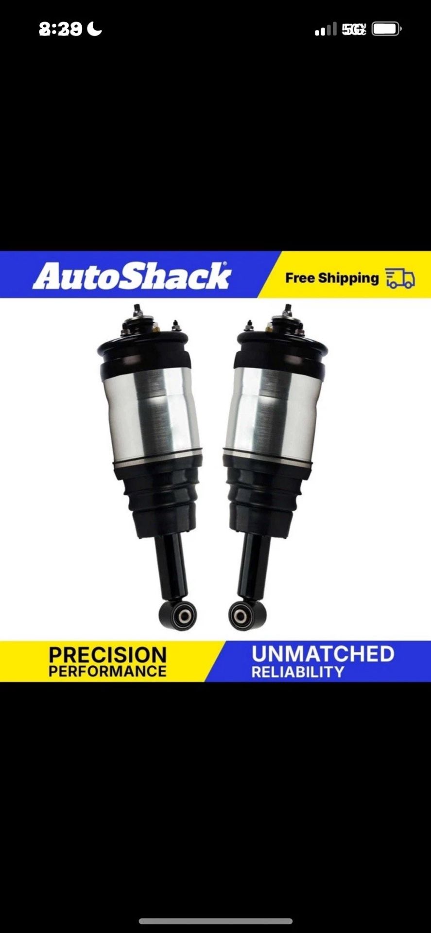 Rear Complete Air Suspension Struts for Land Rover Range Rover Sport LR4 LR3