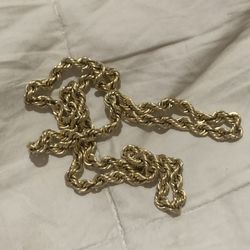 Fool Gold Rope Chain 10k
