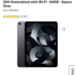 iPad Air 5 Gen Wifi ( New )
