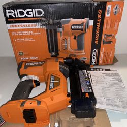 NEW Ridgid Brad Nailer  R09891 Cordless 18V Brushless
