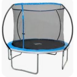 Brand New Sportspower Bounce Pro 10’ Round Trampoline with Safety Enclosure