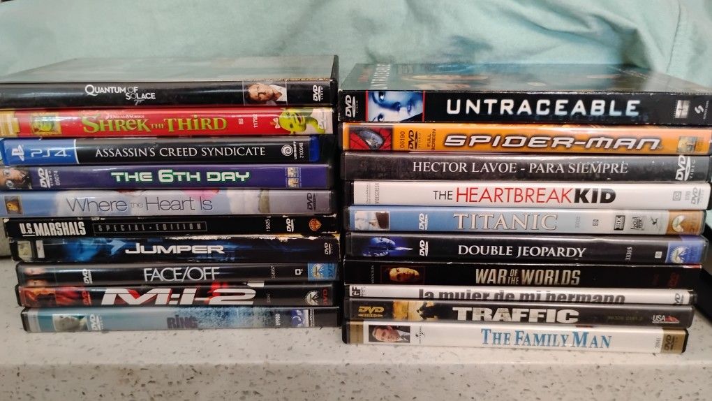 $15. for all 20. DVDs