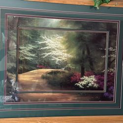 Beautiful Framed Wall Decor 44”W X 36” T