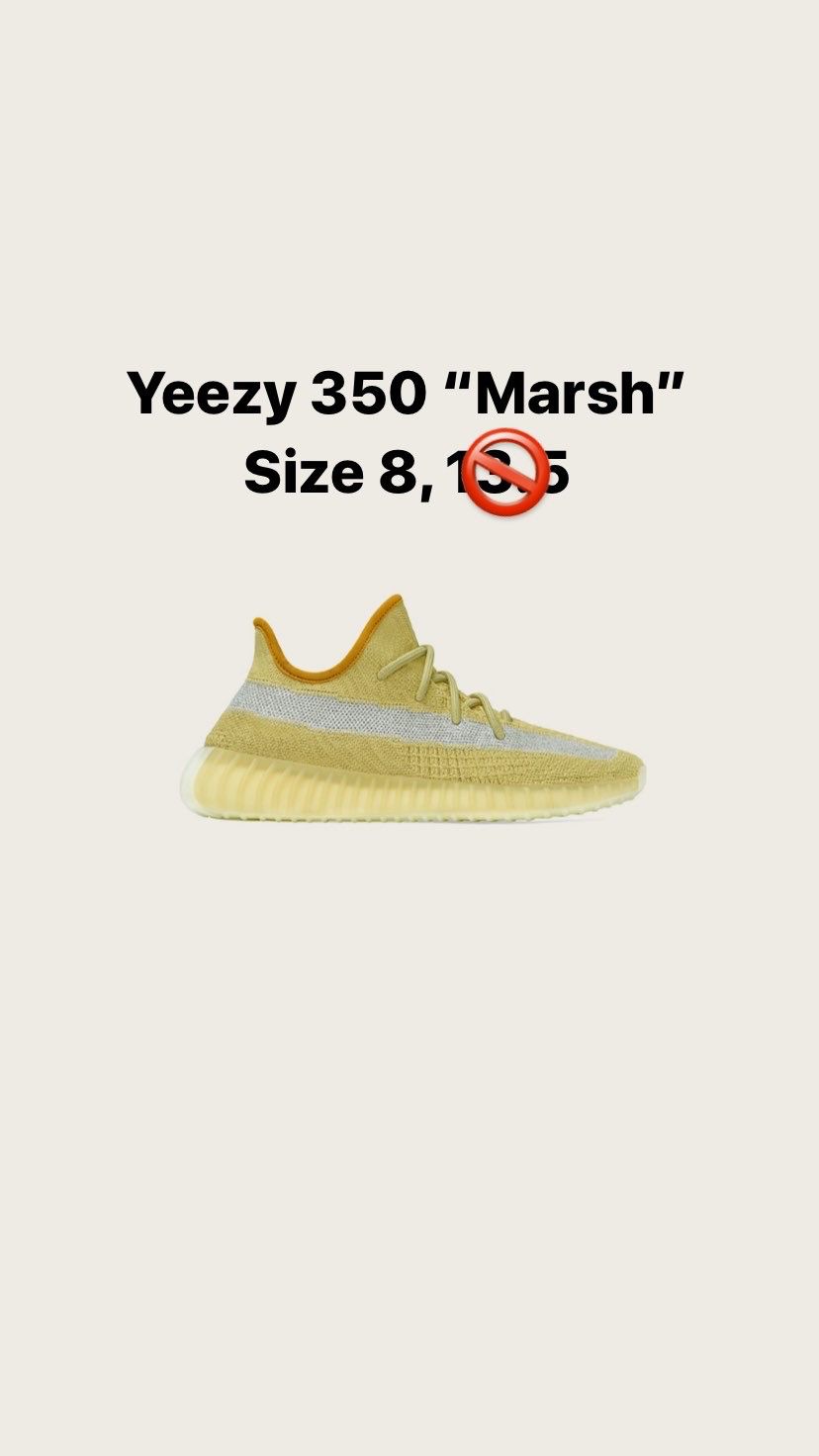 DS Yeezy 350 “Marsh” size 8
