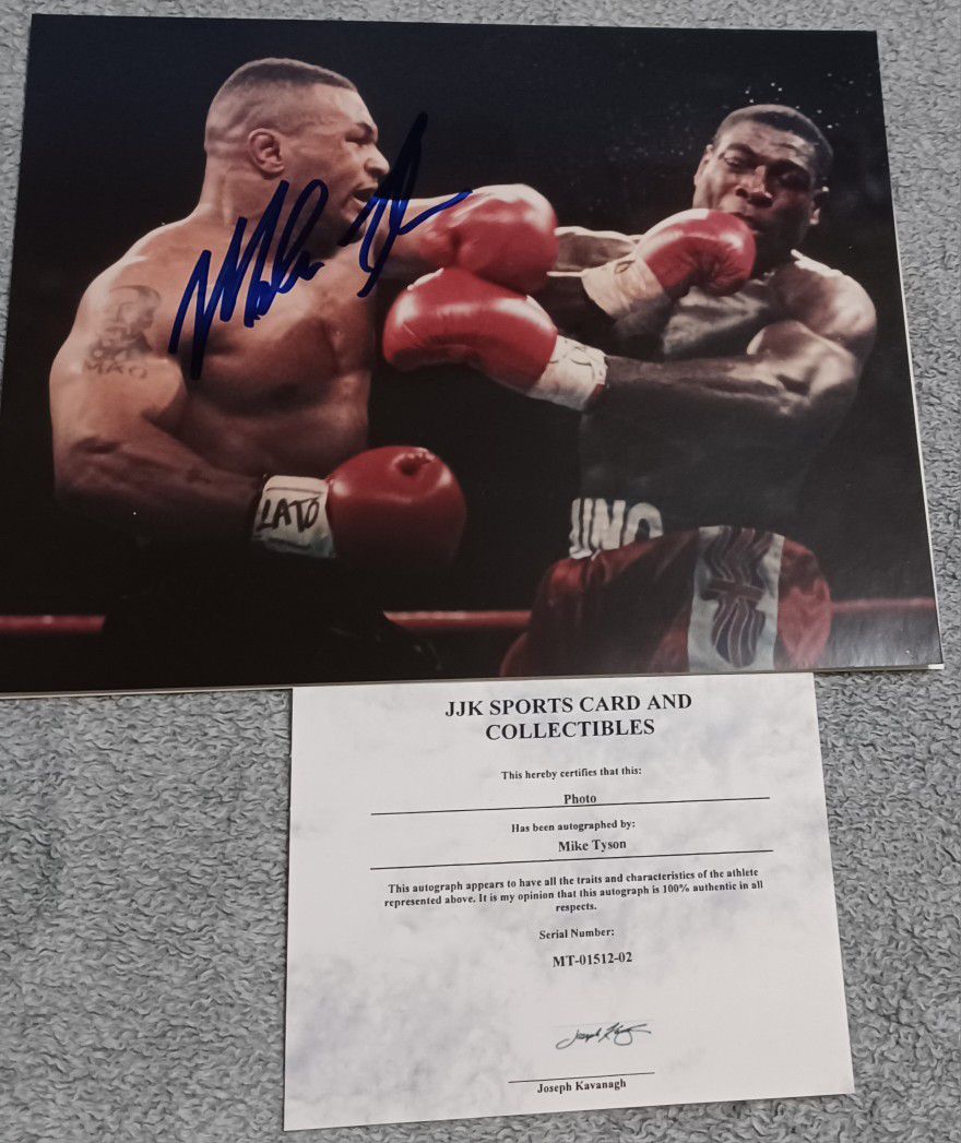 Mike Tyson Signed Autographed 8 X 10 Photo Boxing Champion Legend Superstar 