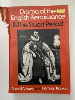 Drama Of The English Renaissance II: The Stuart Period