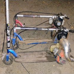 3 Goped Sport Projects Gas Scooters ( Not Running)  300 Firm 