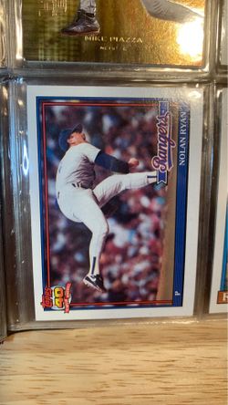 1991 Topps Nolan Ryan Texas Rangers 1 Baseball Card