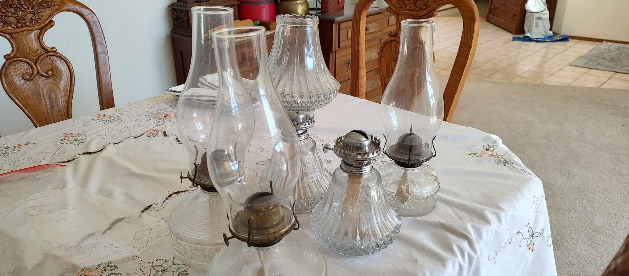 Antique Oil Lamp