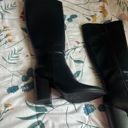 Black Heeled Boots
