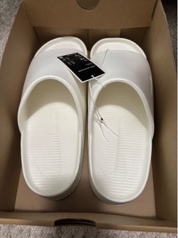 New Nike Calm Slide White Size 12 - Hablo Español