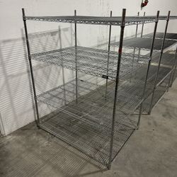 Commercial Uline Metal Shelves