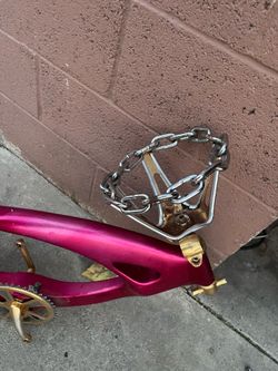 Lowrider bike custom steering wheel