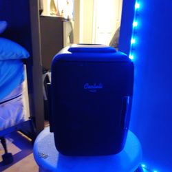 Keyboard And Mouse With A Mini Fridge 
