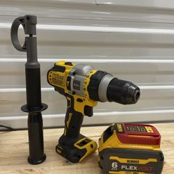 Dewalt DCD999 flexvolt advantage drill and 6ah flexvolt battery 